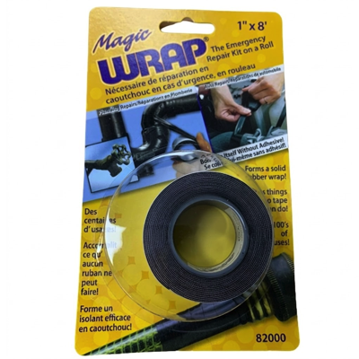 MAGIC WRAP SELF FUSING EMERGENCY REPAIR TAPE 1" X 8" 82000